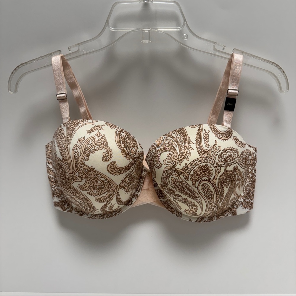 Victoria’s Secret Lined Convertable  Paisley Print Bra